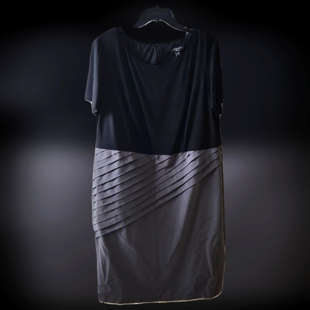 Gray & Black Dress
